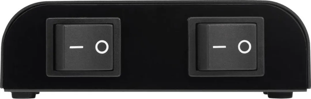 SpeaKa Professional SP-6518224 Luidspreker-Schakelaar 2 Poorten - Zwart