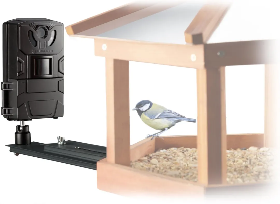 Bresser Observatiecamera 1920MP - Dag/Nacht - Vogelopnames - Zwart