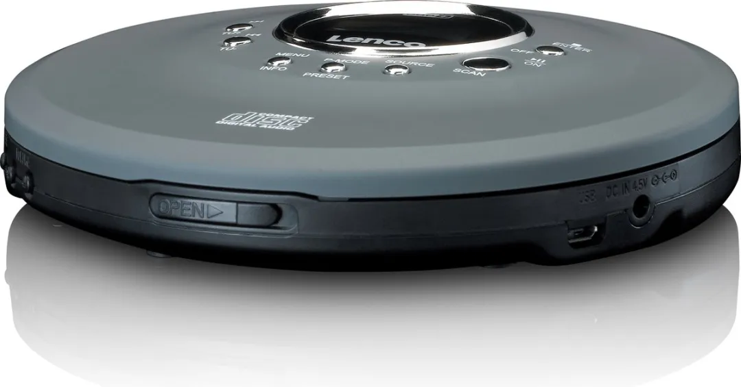 Lenco CD-400GY Discman DAB+ FM Radio - Antraciet