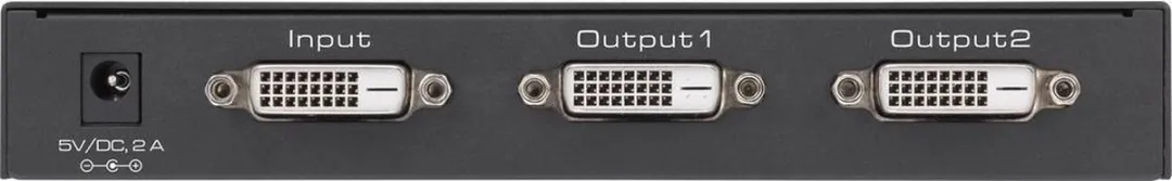 Renkforce RF-4289451 DVI-splitter 2 poorten - Ultra HD 3840x2160 - Zwart