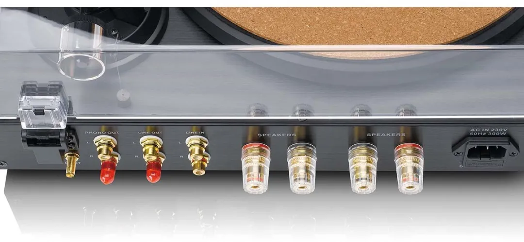 Lenco LS-700BK Platenspeler - Ortofon 2M Red - Bluetooth 5.2 - 2x100W