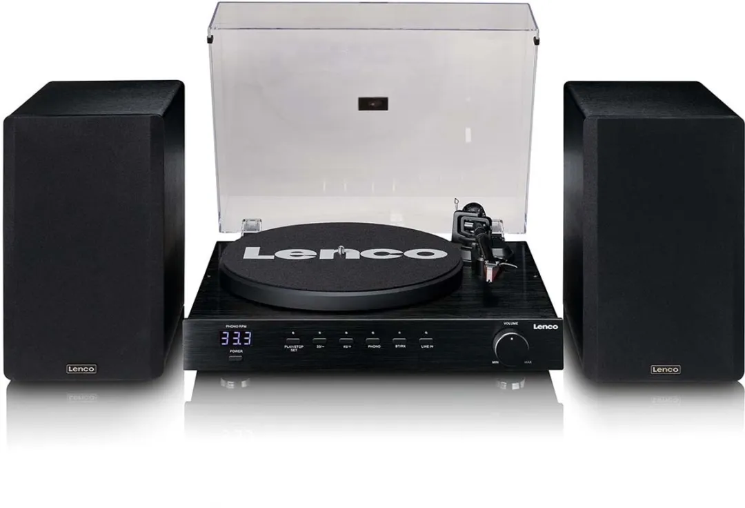 Lenco LS-700BK Platenspeler - Ortofon 2M Red - Bluetooth 5.2 - 2x100W - afbeelding 6 van 6