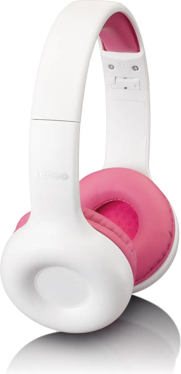 Lenco HP-010PK Hoofdtelefoon - Roze-Wit