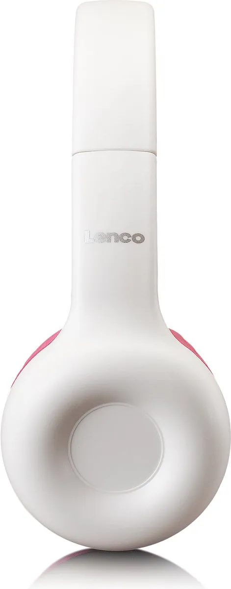 Lenco HP-010PK Hoofdtelefoon - Roze-Wit