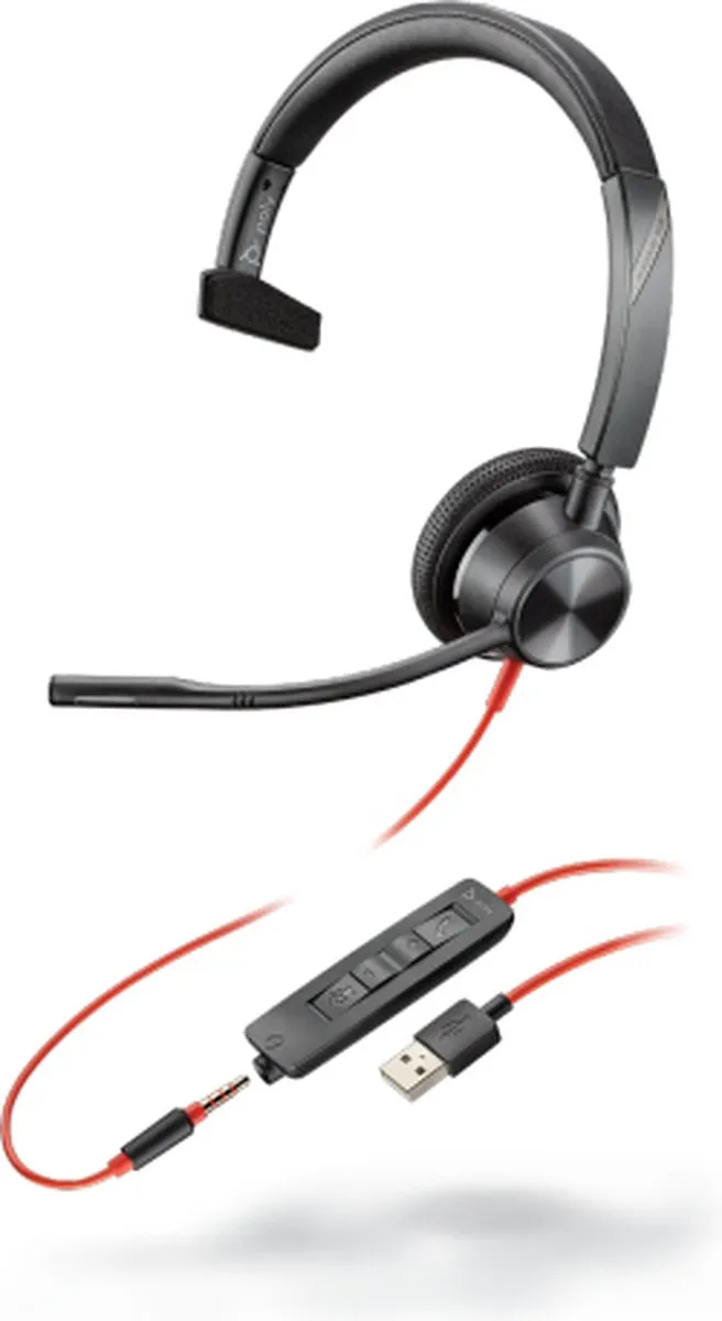 Poly Blackwire 3315 Headset USB-A