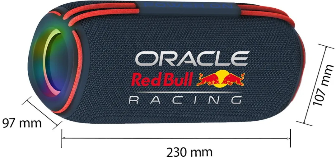Caliber Oracle Red Bull Racing RB-SK420 Bluetooth Speaker - 30W - IPX6 Waterdicht