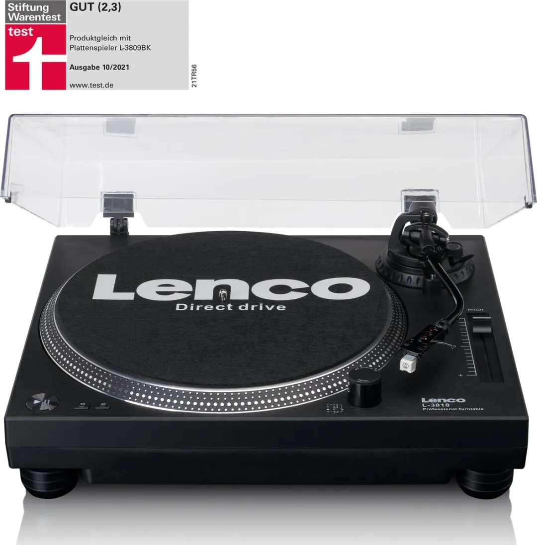Lenco L-3818BK Platenspeler - Zwart