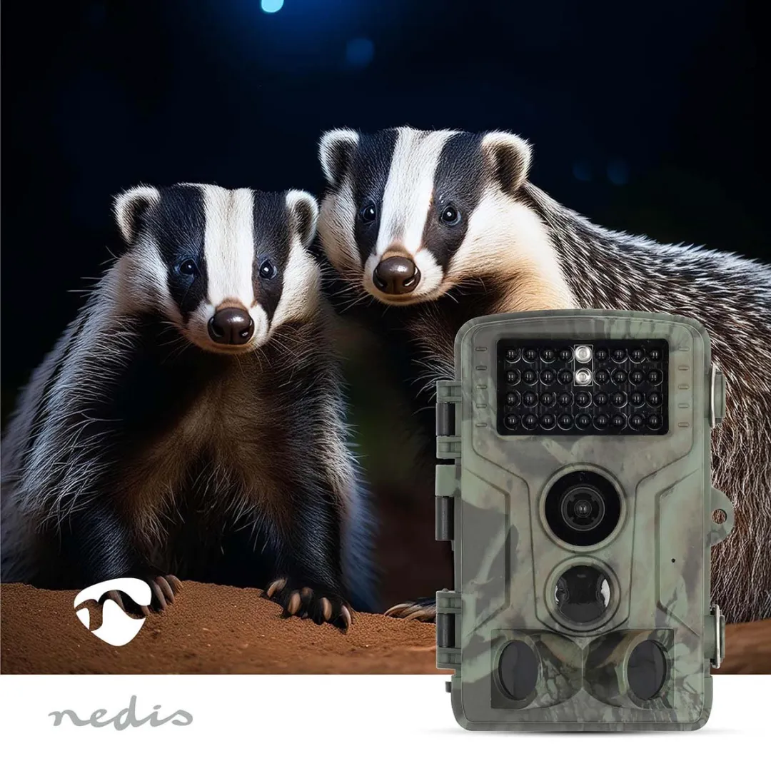 Nedis Wildcamera WCAM180GN 4K - 50MP - IP65 - Groen