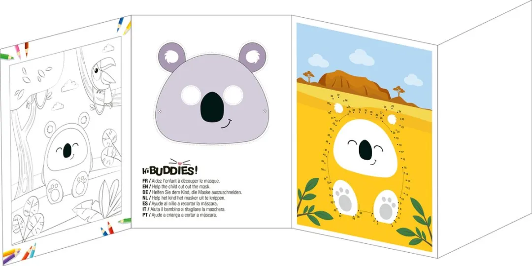 Bigben BTKIDS Bluetooth Speaker Coco de Koala - Nachtlamp Grijs