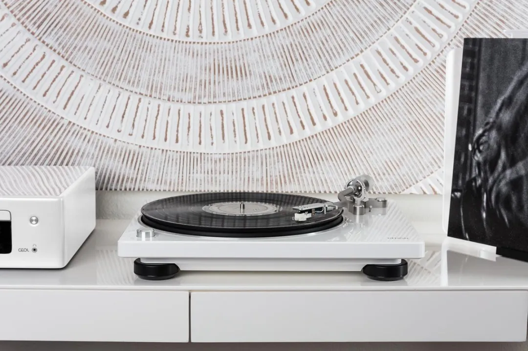 Denon DP-400 Platenspeler - MM-element - Wit