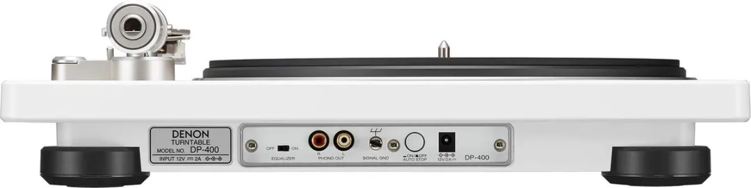 Denon DP-400 Platenspeler - MM-element - Wit