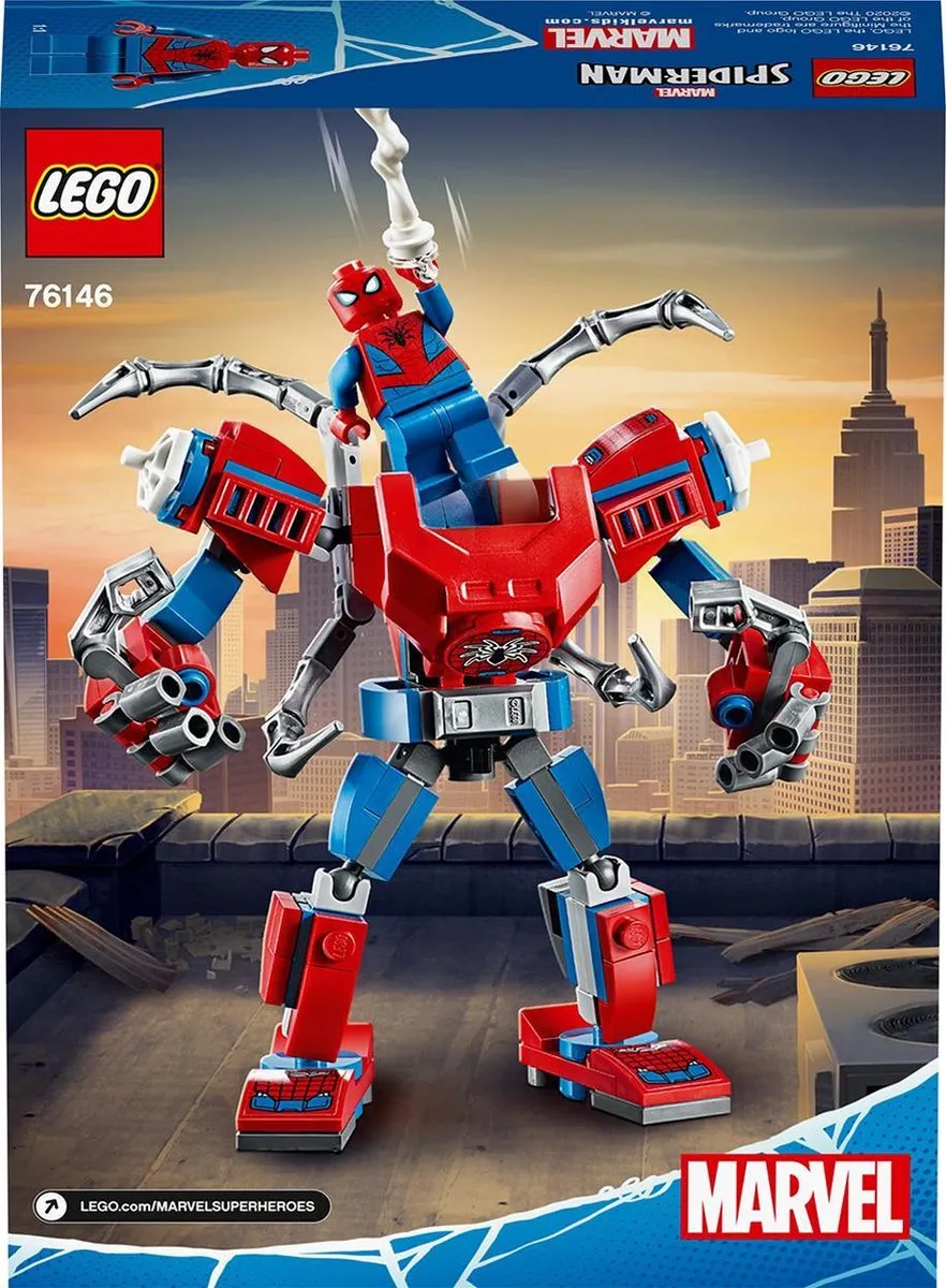 LEGO Marvel Spider-Man Mecha 76146 - 2 Minifiguren