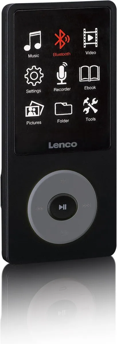 Lenco Xemio-860BK MP3/MP4-speler - 8GB - Zwart