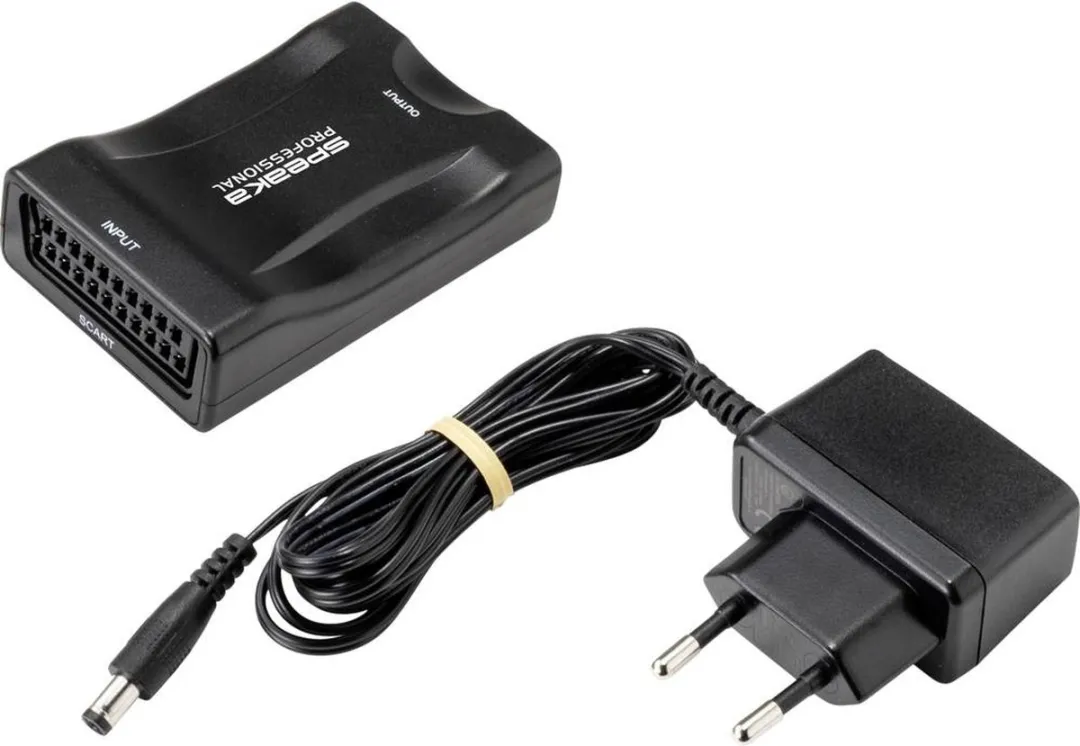 SpeaKa Professional SP-9395928 SCART-HDMI Converter - 1920x1080 - Zwart