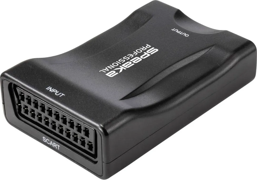 SpeaKa Professional SP-9395928 SCART-HDMI Converter - 1920x1080 - Zwart
