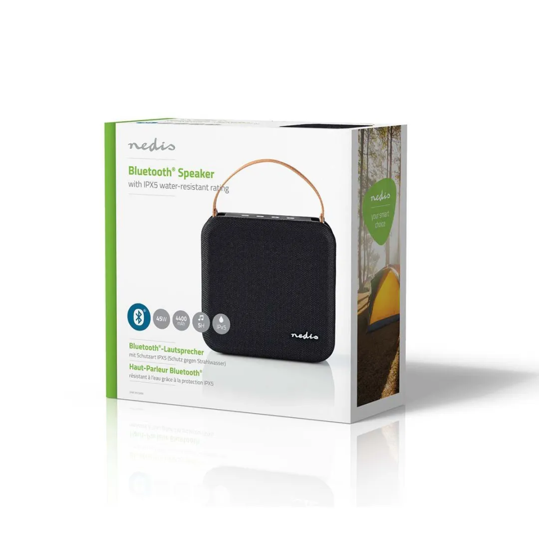 Nedis SPBT35100BK Bluetooth Speaker - 45W - IPX5 - Zwart - afbeelding 6 van 6