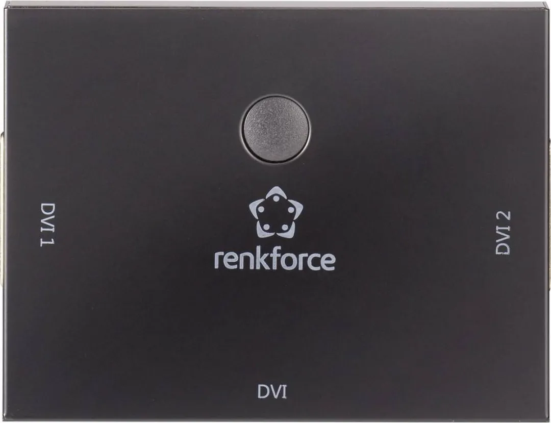Renkforce RF-3795620 DVI-Switch 2 Poorten - Metaal