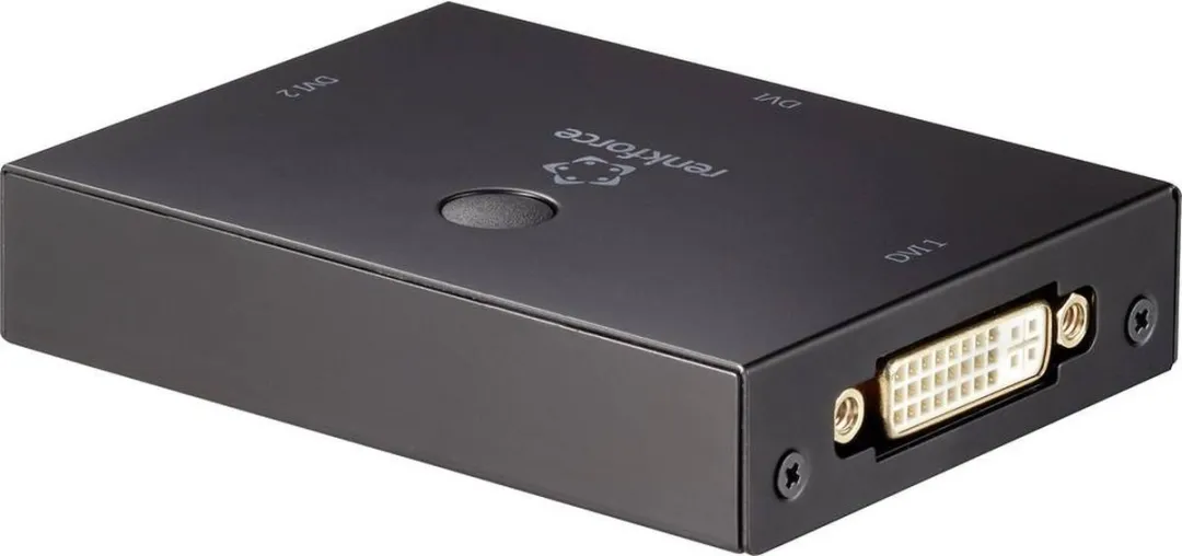 Renkforce RF-3795620 DVI-Switch 2 Poorten - Metaal