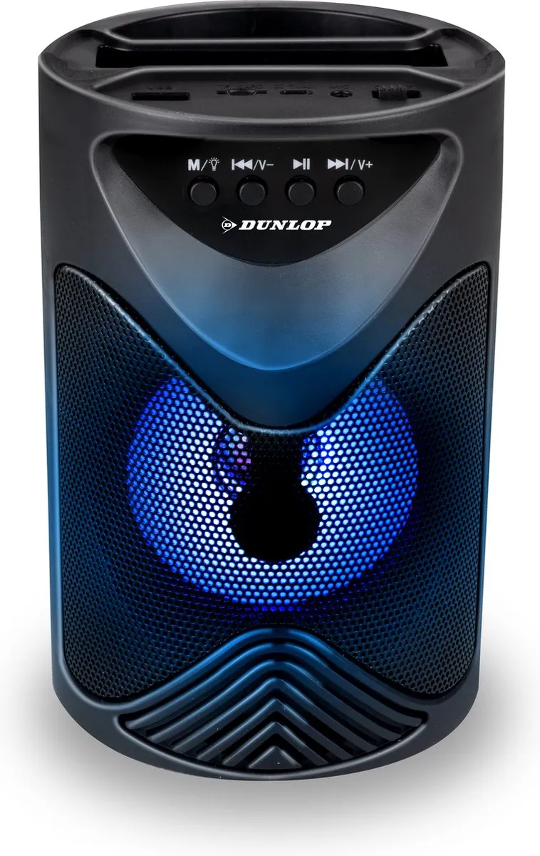 Dunlop TWS Draadloze Bluetooth Speaker 15W - Zwart
