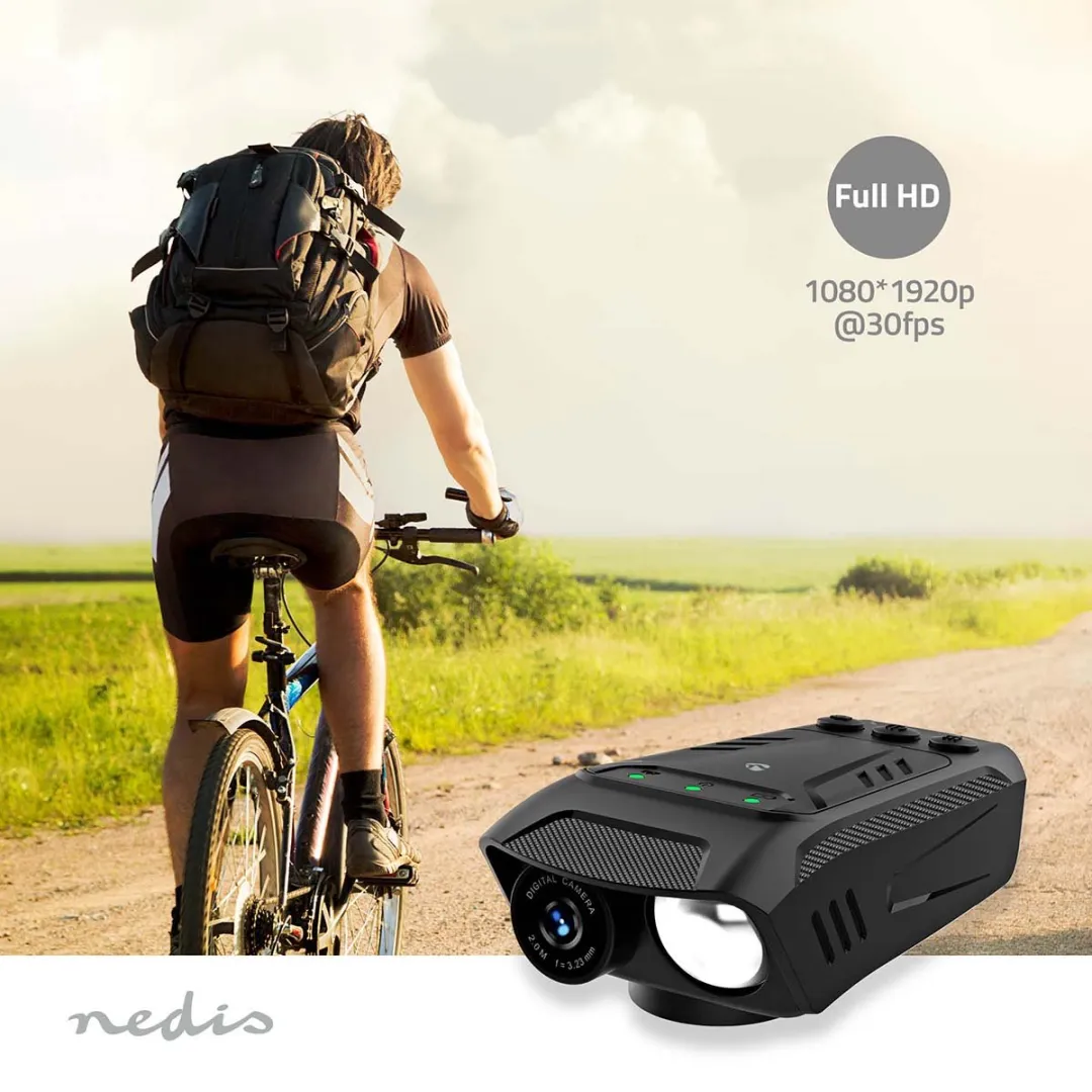 Nedis Fietscamera CCAM100BK 2MP - 1080p - 70° - Zwart - afbeelding 6 van 6