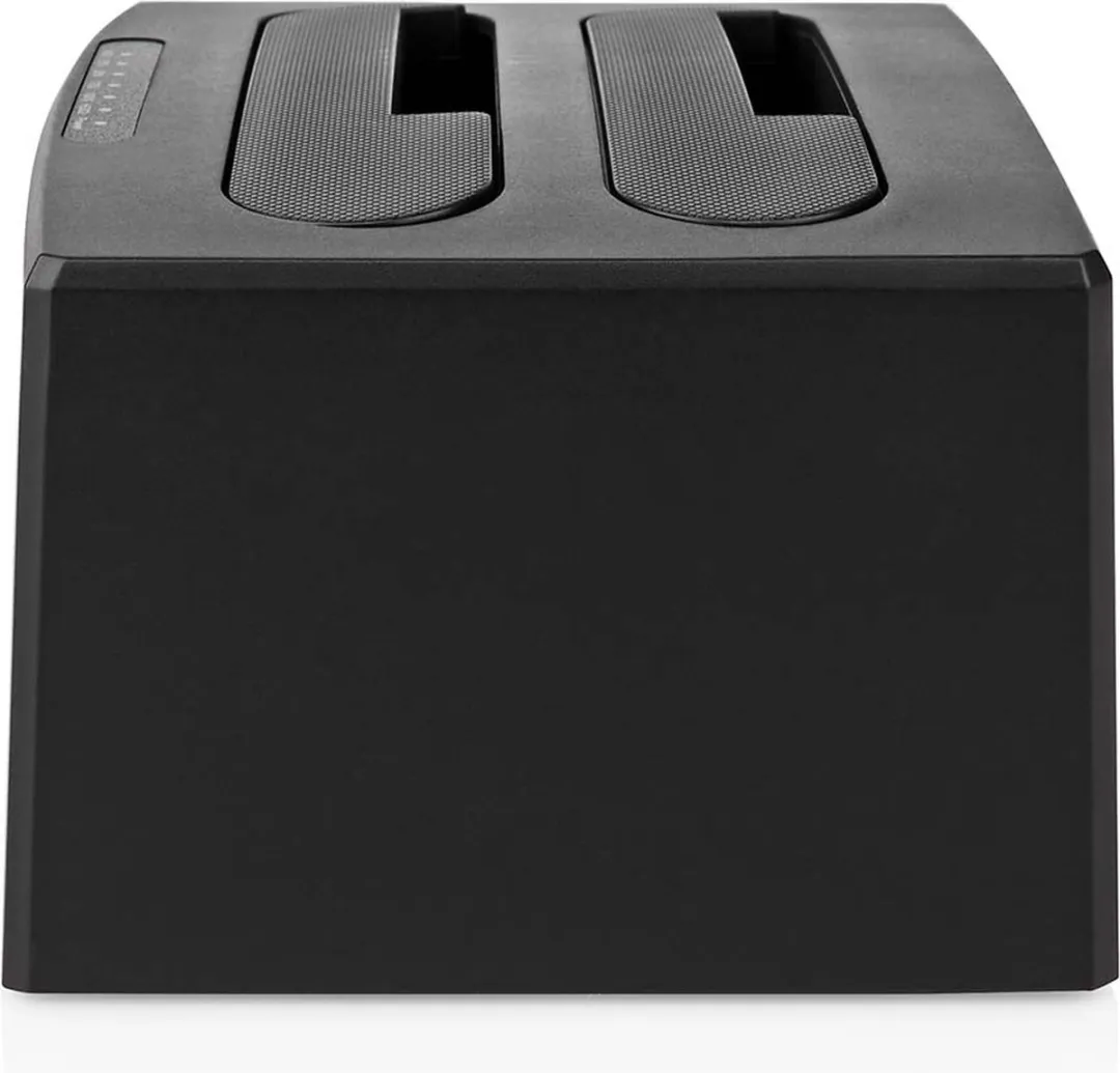 Nedis HDDUDB3210BK Dual-Bay Docking Station - 2x 2.5/3.5" HDD/SSD - Zwart - afbeelding 6 van 6