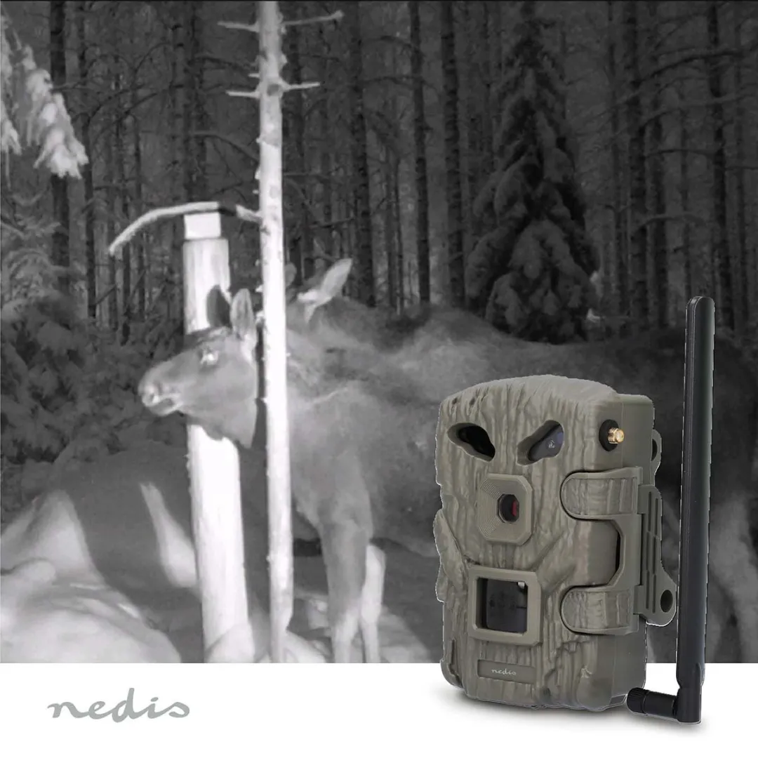 Nedis Wildcamera WCAM460GN 4G Full HD - 30MP - No Glow IR - Groen