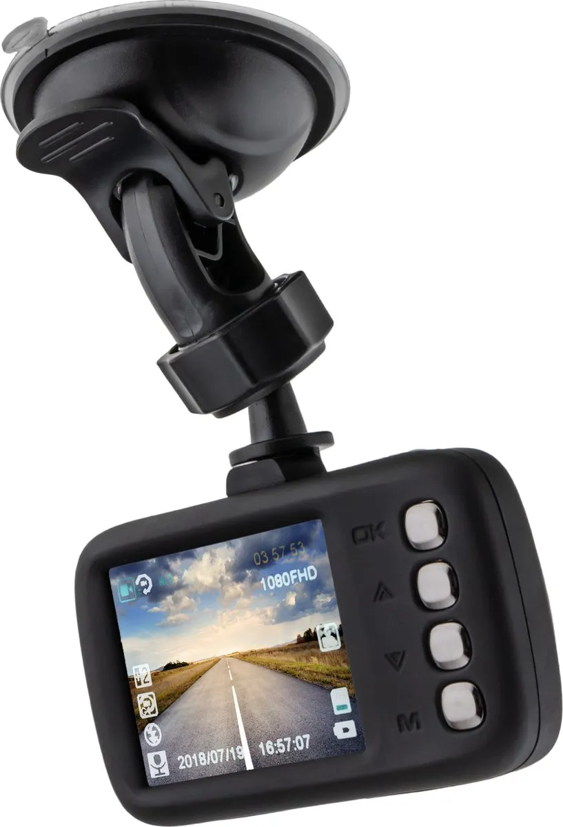 Caliber DVR225ADUAL Dashcam - Voor & Achter 3MP - 1080P - Zwart