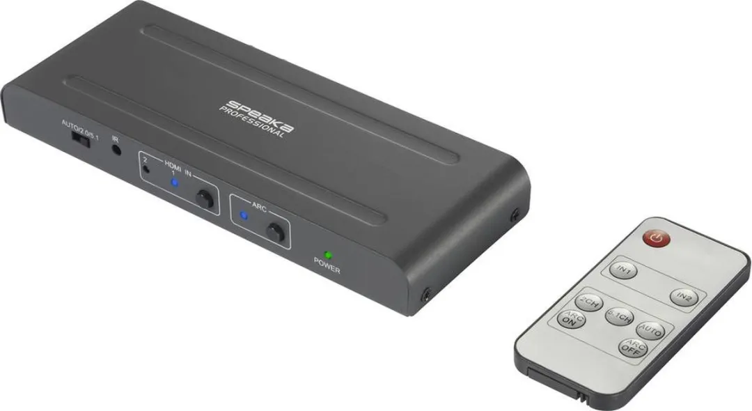 SpeaKa Professional SP-HDA-300 HDMI-switch 4K60Hz
