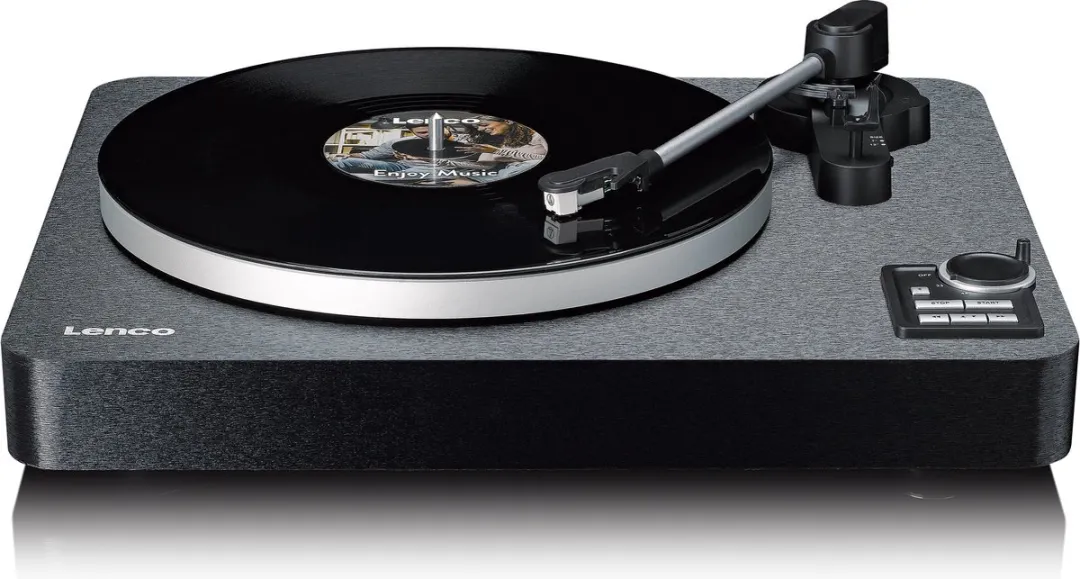 Lenco Platenspeler - Volledig automatische Platenspeler - Bluetooth en Voorversterker - LBTA-165BK - Zwart