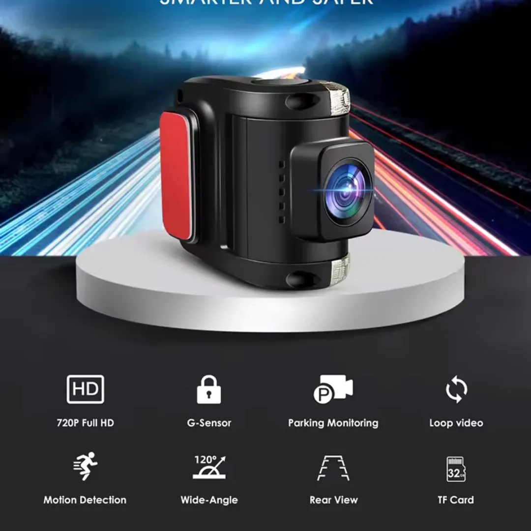 RedParrot Dashcam 1080P ADAS Full HD - Zwart