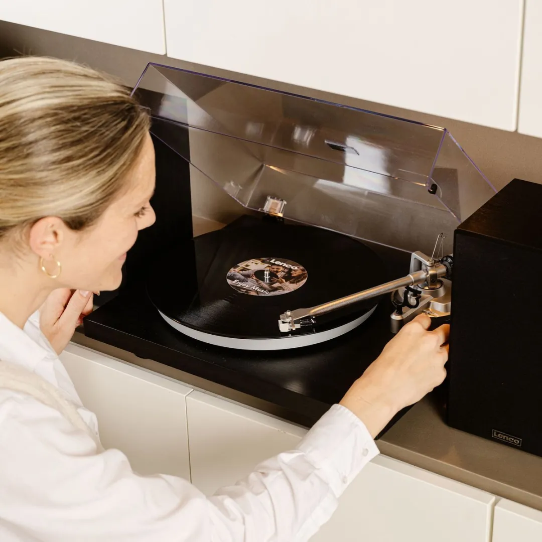 Lenco LS-500BK Platenspeler met Bluetooth - Zwart