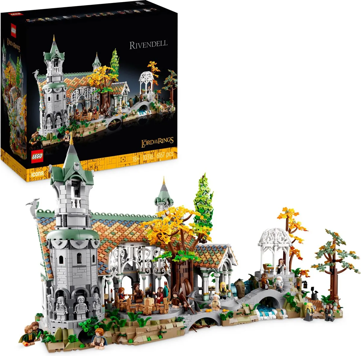 LEGO The Lord of the Rings Rivendell 10316 - 6167 Stenen