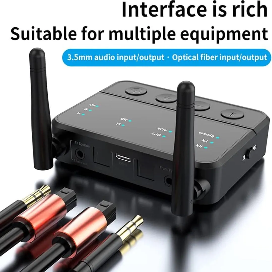 NÖRDIC BT18 Bluetooth Ontvanger/Zender - Zwart