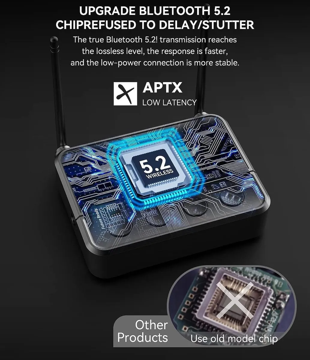 NÖRDIC BT18 Bluetooth Ontvanger/Zender - Zwart