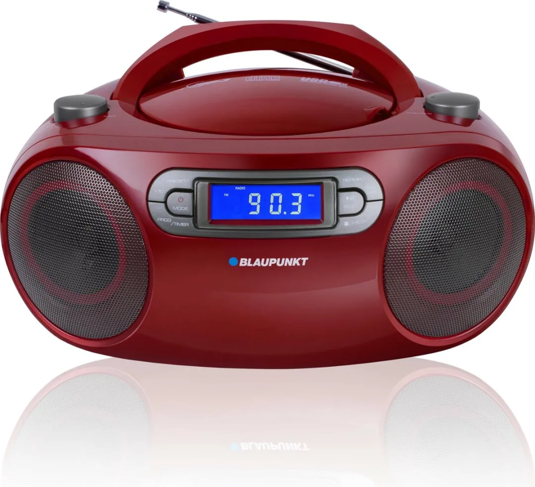 Blaupunkt BB18RD Draagbare CD-speler - Rood - afbeelding 2 van 2