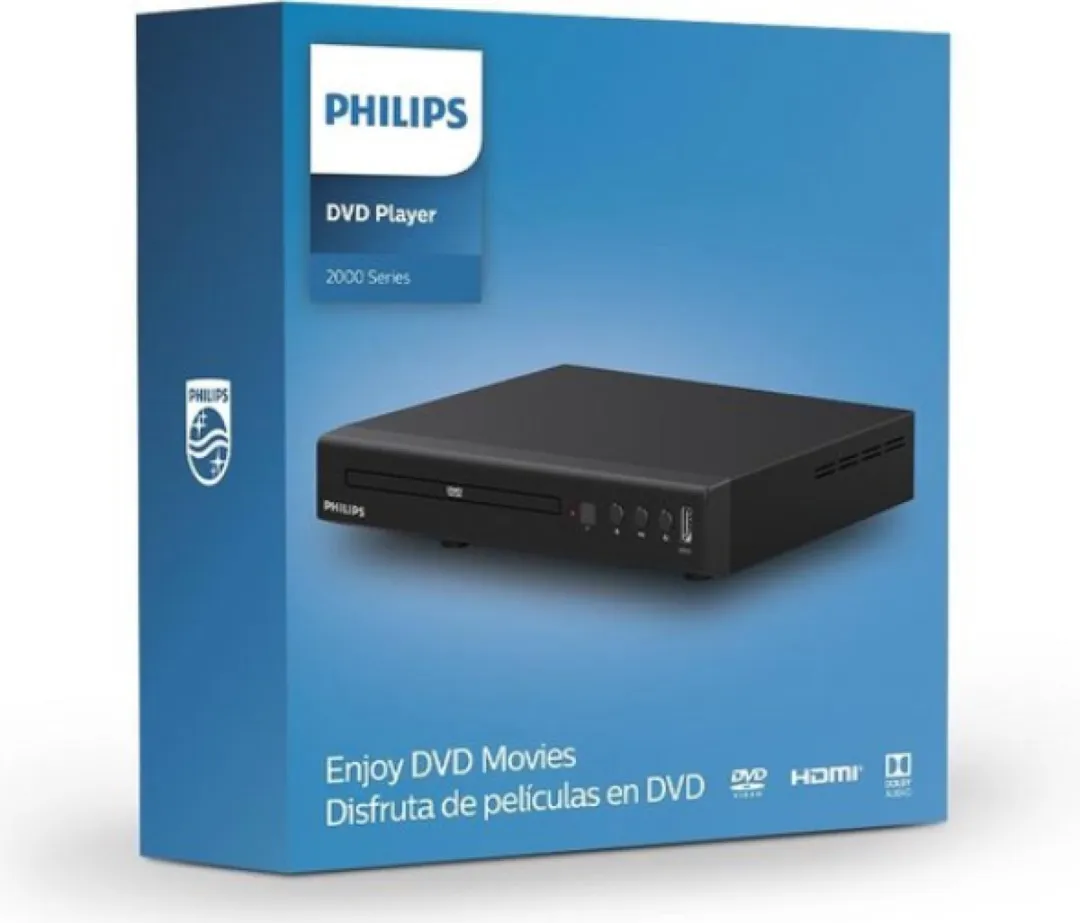 Philips TAEP200 DVD-speler - DivX Ultra/MPEG4 - HDMI - Zwart