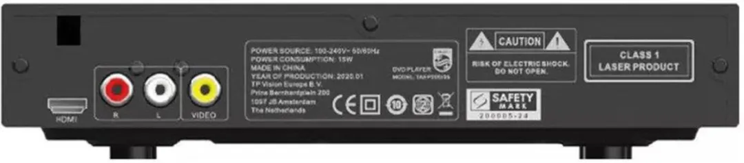Philips TAEP200 DVD-speler - DivX Ultra/MPEG4 - HDMI - Zwart