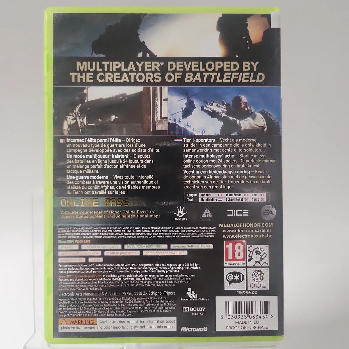 Electronic Arts Medal of Honor - 24 Spelers Online