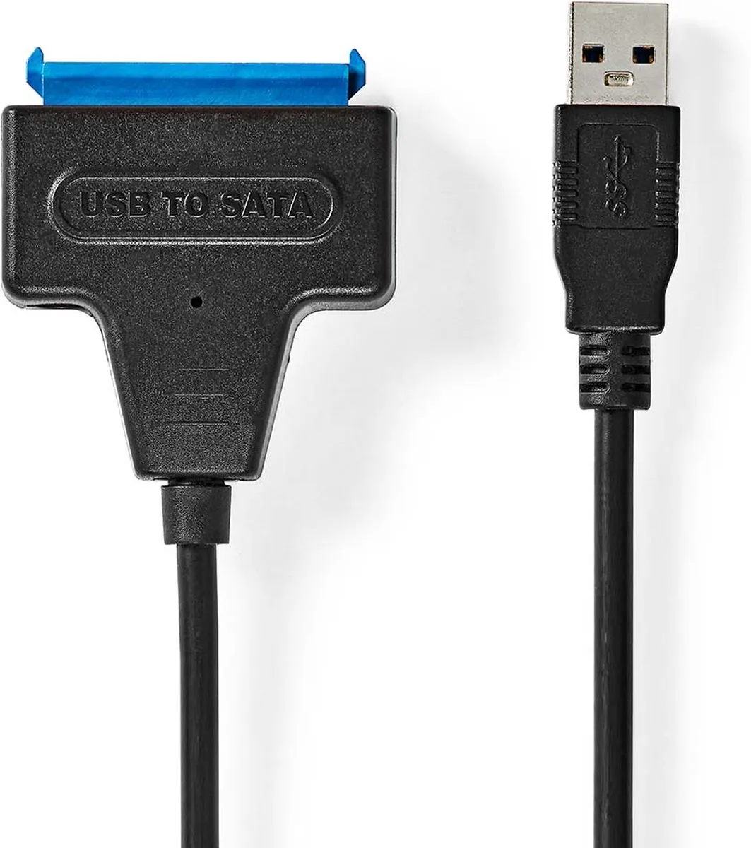 Nedis CCGB75100BK05 Hardeschijfadapter USB 3.2 - Zwart