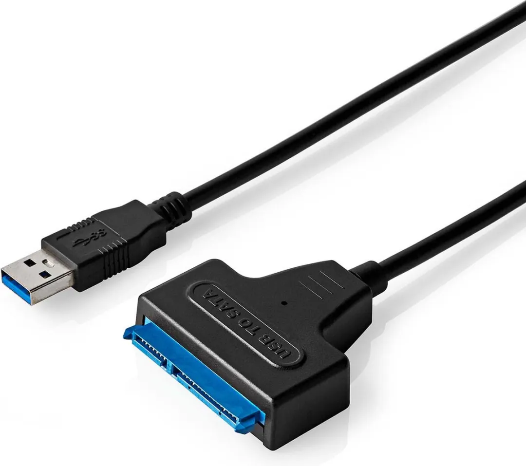 Nedis CCGB75100BK05 Hardeschijfadapter USB 3.2 - Zwart