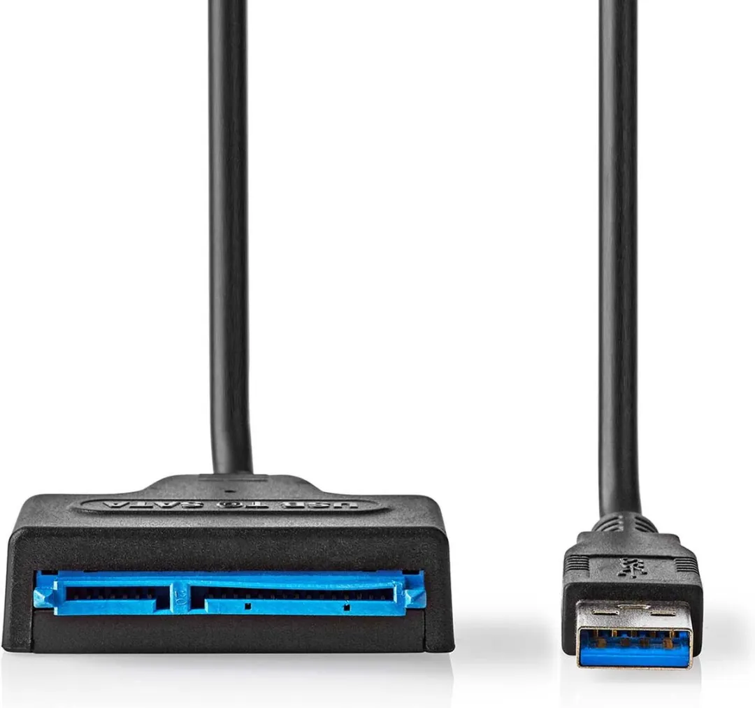 Nedis CCGB75100BK05 Hardeschijfadapter USB 3.2 - Zwart