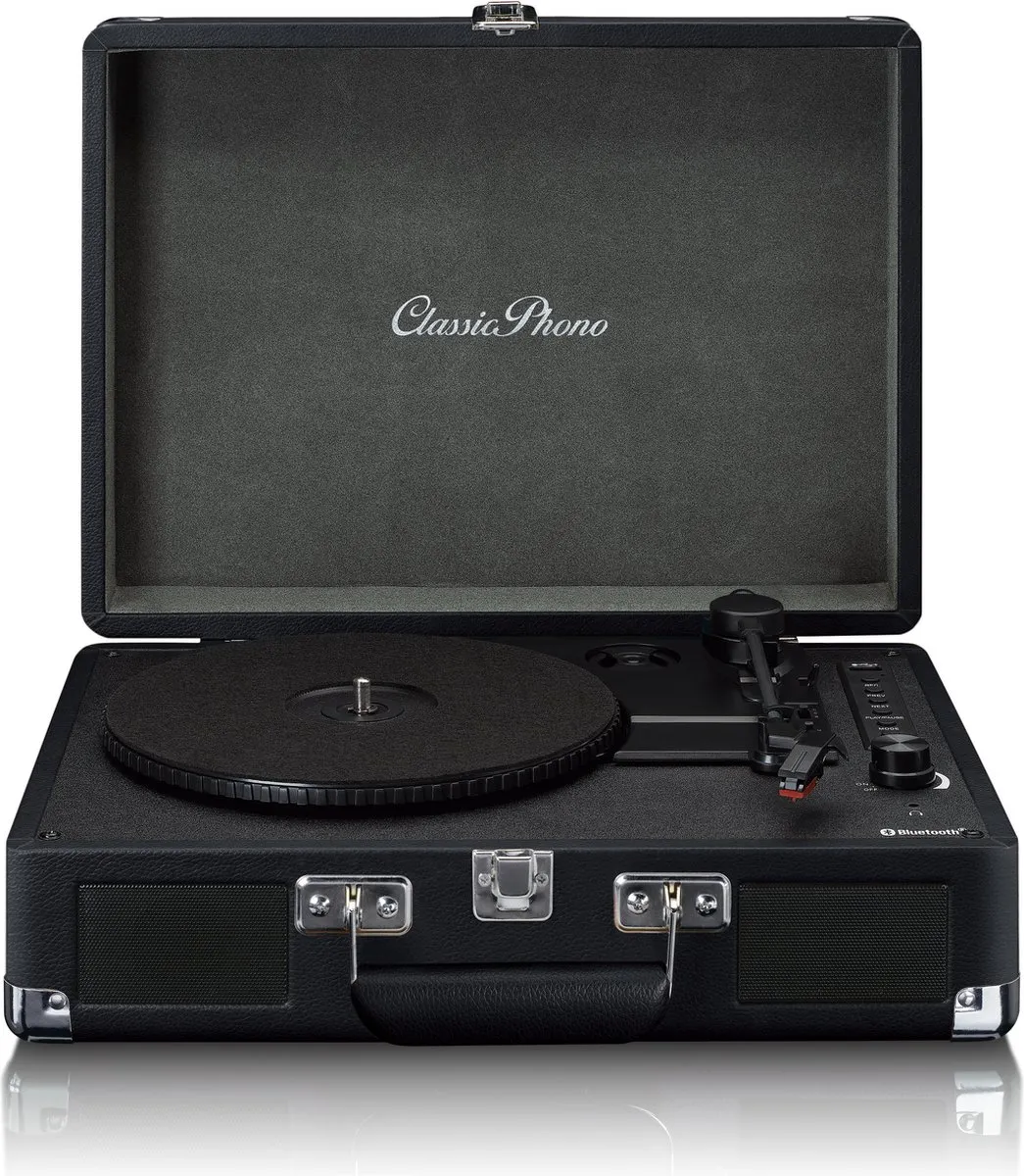 Lenco TT-115BK Classic Phono Platenspeler - Bluetooth - Zwart - afbeelding 6 van 6