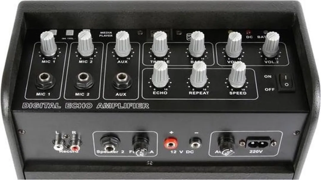 Velleman Echo PA100U Draagbare Versterker - 16W - Zwart