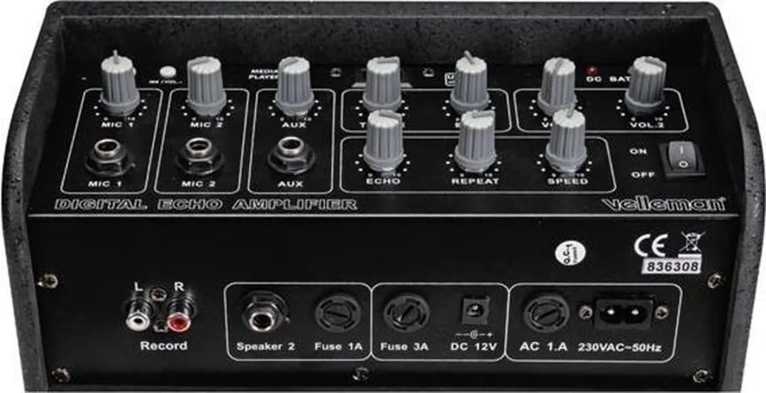 Velleman Echo PA100U Draagbare Versterker