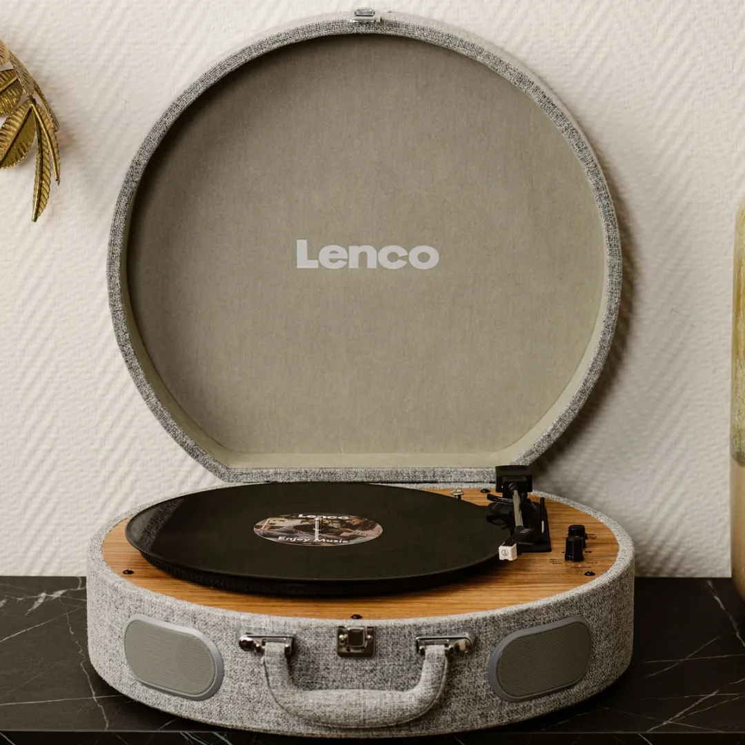 Lenco LS-66GY Retro Platenspeler - Grijs - afbeelding 6 van 6