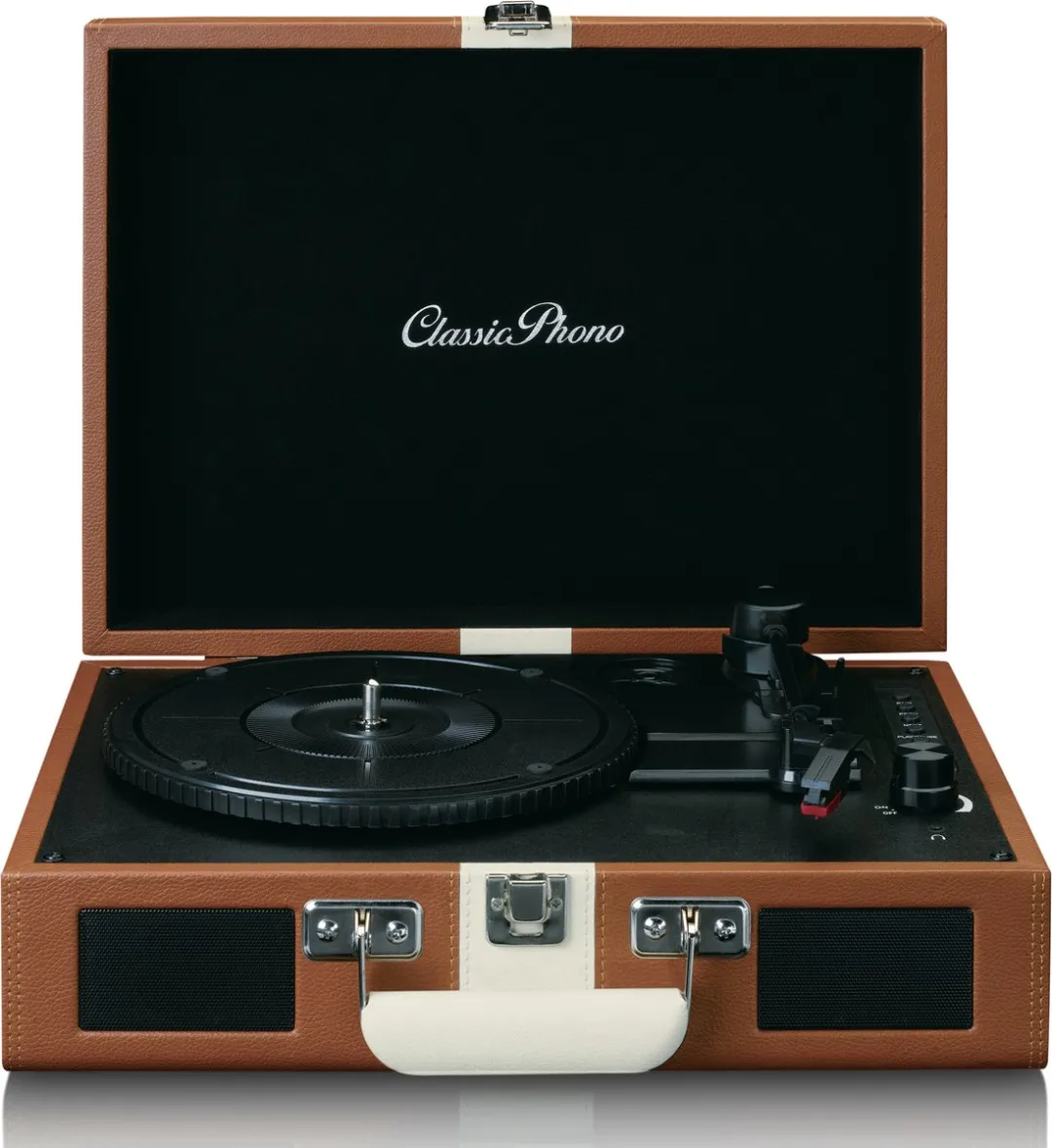 Lenco Classic Phono TT-120BNWH Platenspeler