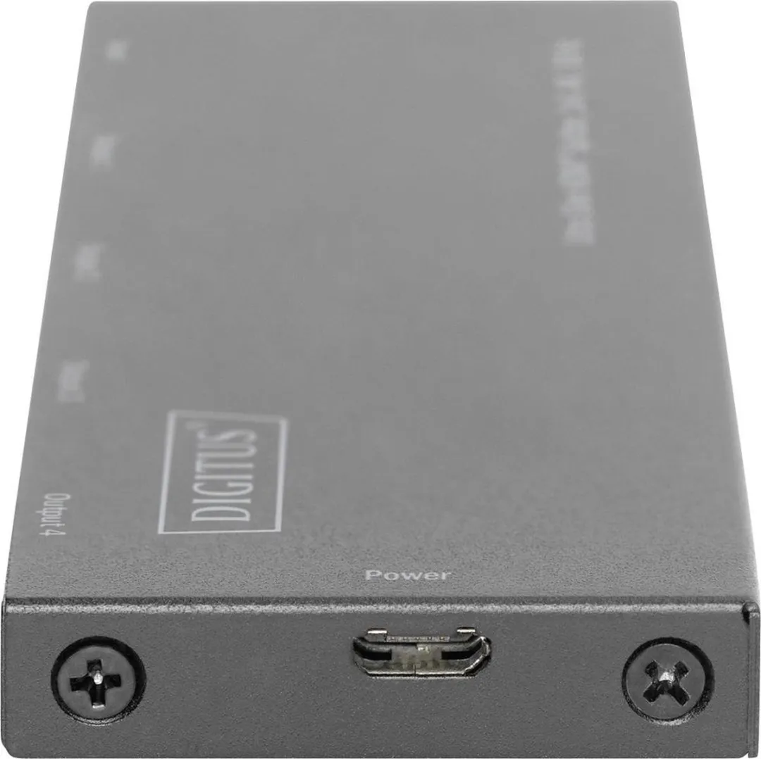 Digitus DS-45323 HDMI-splitter 1x4 4K/60Hz - Zwart