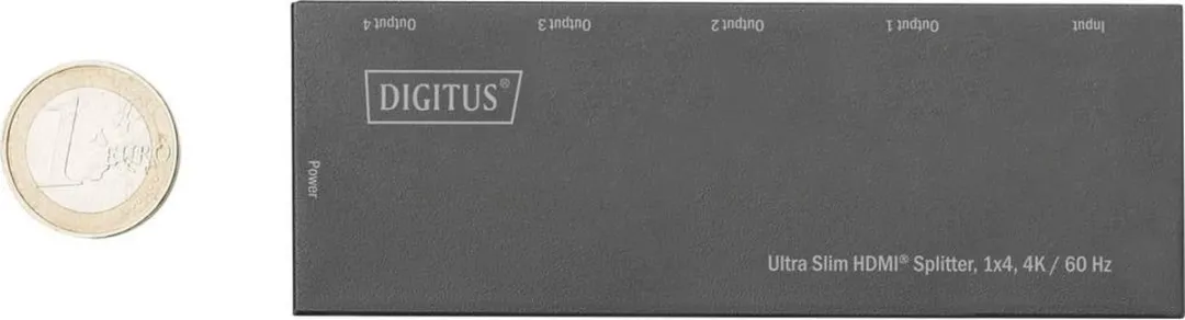 Digitus DS-45323 HDMI-splitter 1x4 4K/60Hz - Zwart