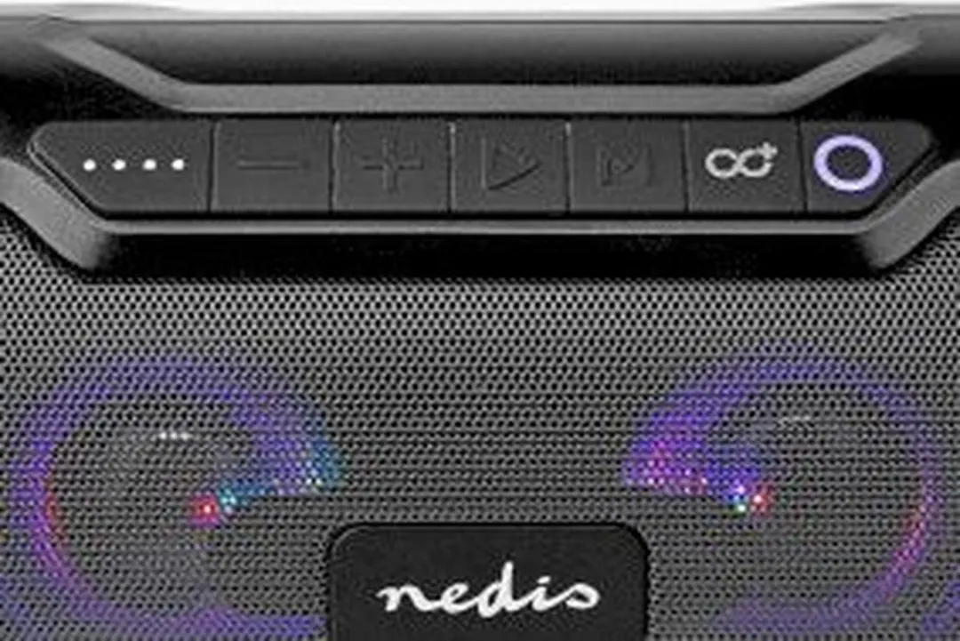 Nedis SPBB310BK Bluetooth Speaker - 40W - Zwart