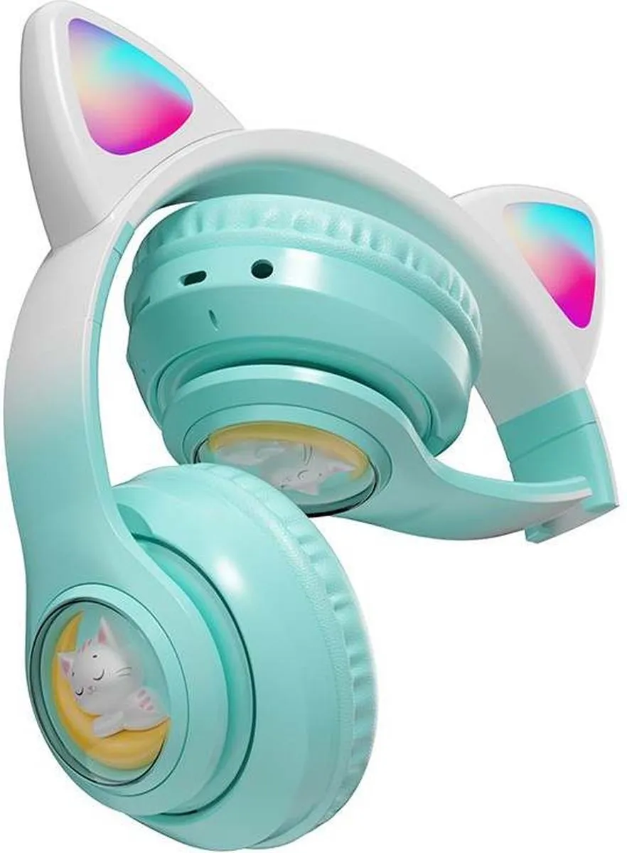 RyC Toys Kinder Hoofdtelefoon - Groen - Draadloos - Over-Ear